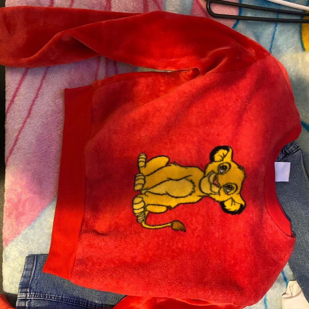 Lion King kids sweater rarely worn